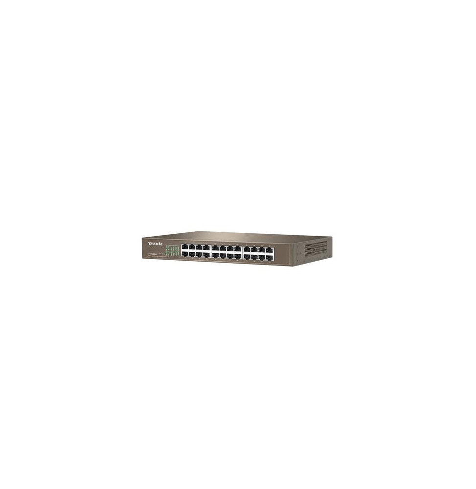  TEF1024D SWITCH 24P LAN 10/100M TENDA TEF1024D  DESKTOP - METALLO  - 