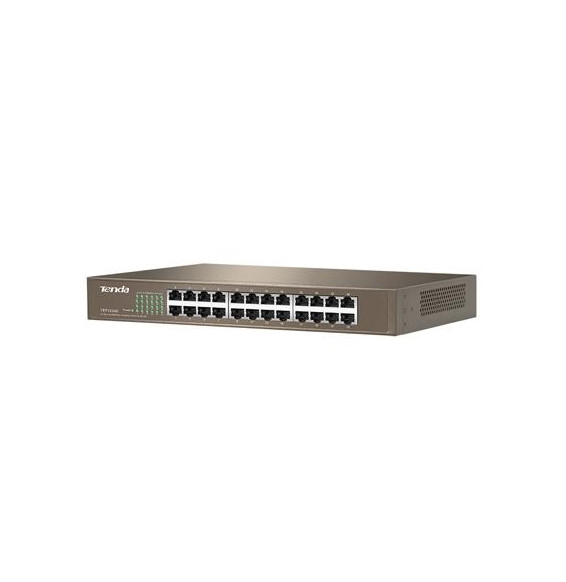  TEF1024D SWITCH 24P LAN 10/100M TENDA TEF1024D  DESKTOP - METALLO  - 