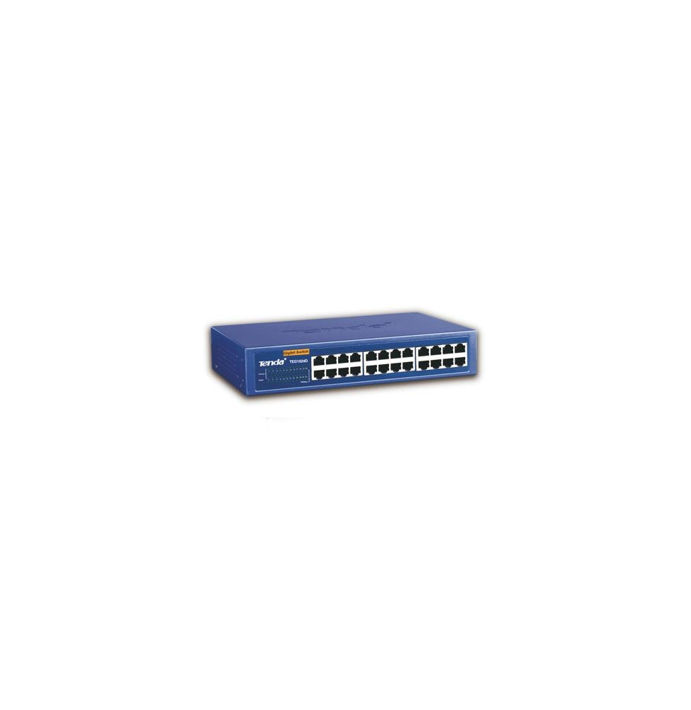  TEG1024D SWITCH 24P LAN GIGABIT RACK TENDA TEG1024D METALLO - SUPP.AU