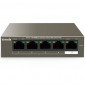  TEF1105P-4-63WV2.0 SWITCH 5P LAN 10/100M TENDA TEF1105P-4-63W DESKTOP