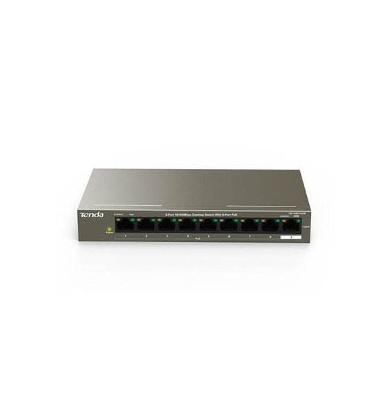  TEF1109P-8-63W SWITCH 9P LAN 10/100M TENDA TEF1109P-8-63W DESKTOP -8P