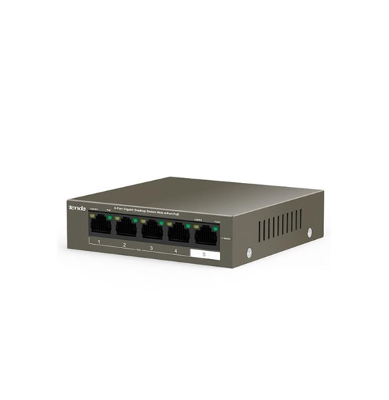  TEG1105P-4-63W SWITCH 5P LAN GIGABIT TENDA TEG1105P-4-63W POE-METALLO