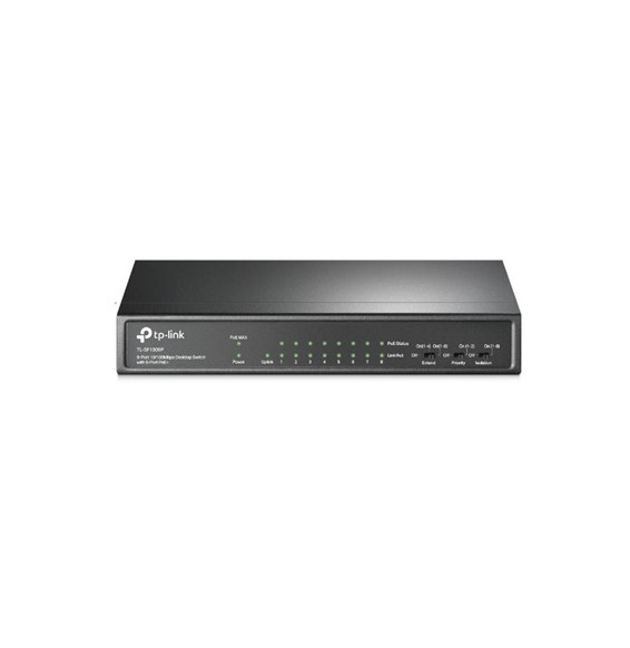  TL-SF1009P SWITCH 9P LAN 10/100M  TP-LINK TL-SF1009P DESKTOP CON 8P POE+