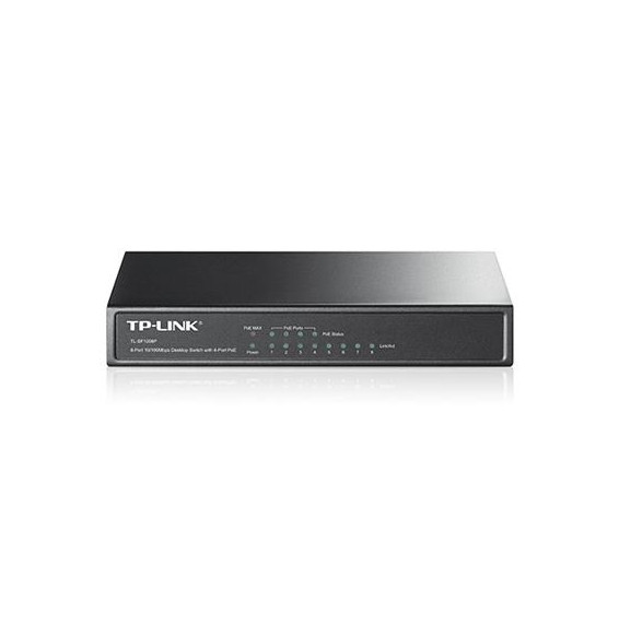  TL-SF1008P SWITCH 8P LAN 10/100M POE TP-LINK TL-SF1008P DESKTOP 4P POE-G