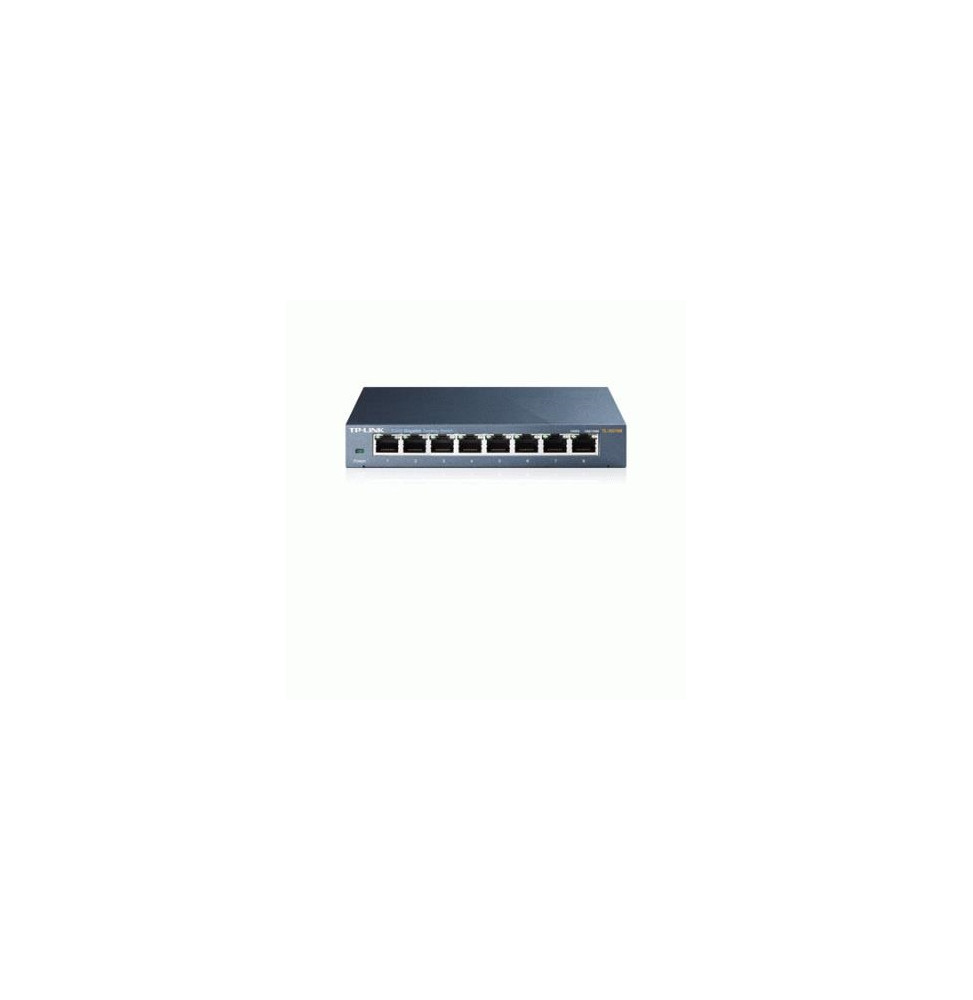  TL-SG108 SWITCH 8P LAN GIGABIT TP-LINK TL-SG108 METAL SUPPORTS GMP SNOOP