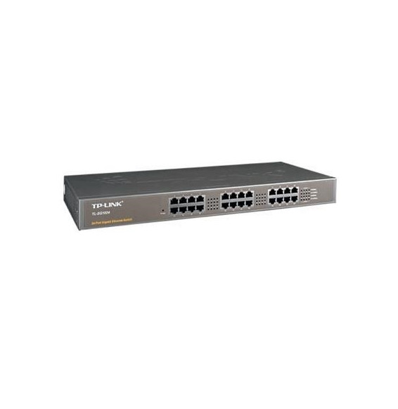  TL-SG1024 SWITCH 24P LAN GIGABIT TP-LINK TL-SG1024 METAL CASE RACKMOUNT 