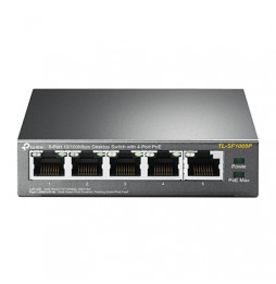  TL-SF1005P SWITCH 5P LAN 10/100M TP-LINK TL-SF1005P DESKTOP 4P POE FAST 