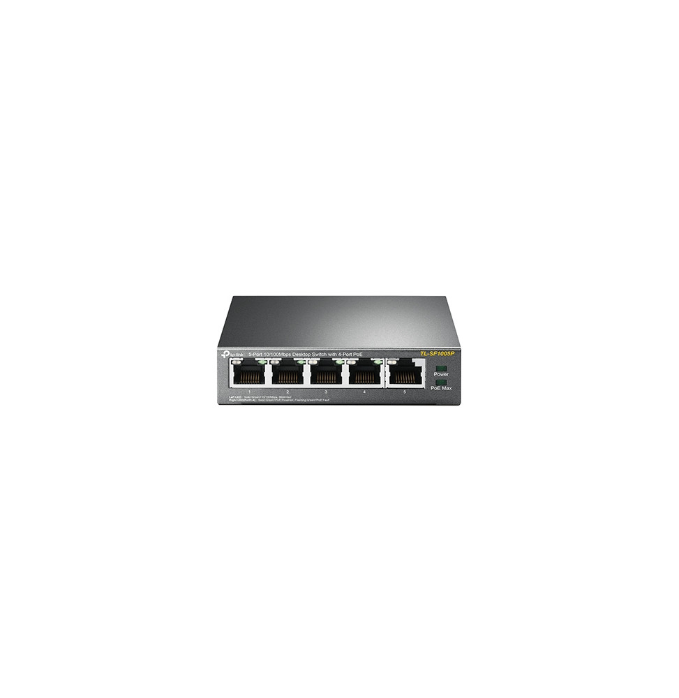  TL-SF1005P SWITCH 5P LAN 10/100M TP-LINK TL-SF1005P DESKTOP 4P POE FAST 