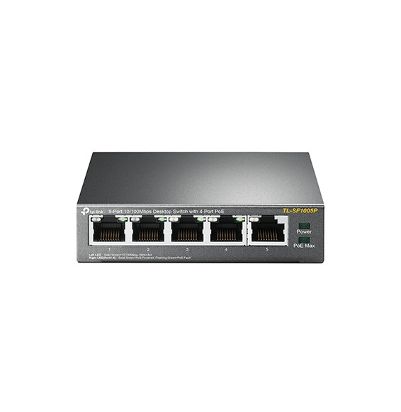  TL-SF1005P SWITCH 5P LAN 10/100M TP-LINK TL-SF1005P DESKTOP 4P POE FAST 