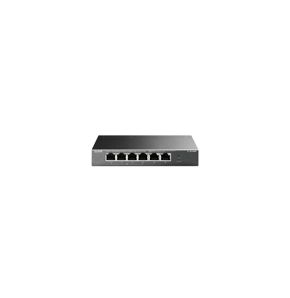  TL-SF1006P SWITCH 6P LAN 10/100M TP-LINK TL-SF1006P DESKTOP 4P POE+ FAST