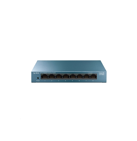  LS108G SWITCH 8P LAN GIGABIT TP-LINK LS108G STEEL CASE - GARANZIA 3 