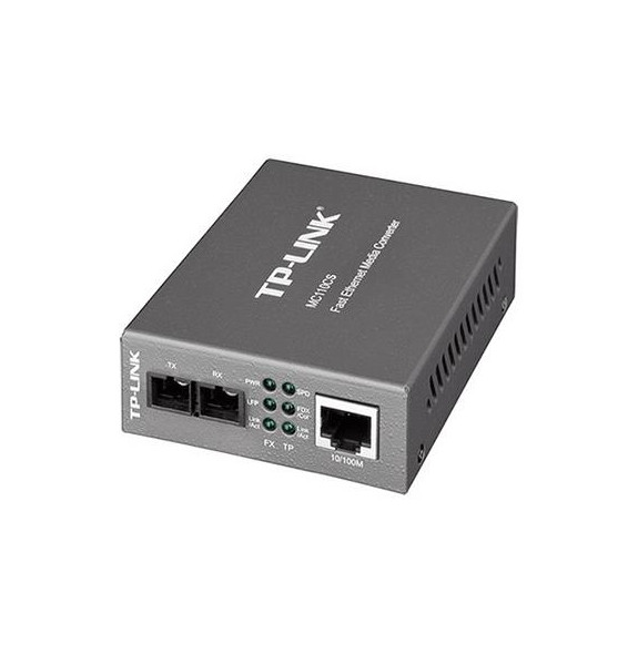  MC110CS MEDIA CONVERTER TP-LINK MC110CS 10/100MBPS RJ45 A 100MBPS SINGLE