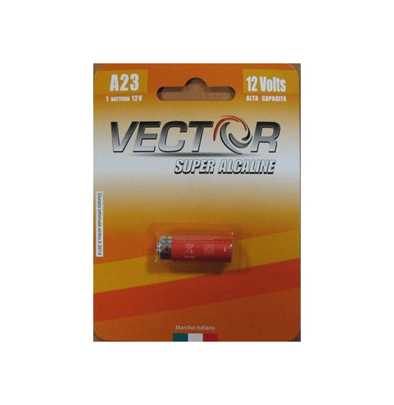  47.1910 BATTERIA ALKALINA VECTOR DA 12V BLISTER 1 PZ. PER TELECOMANDO A2