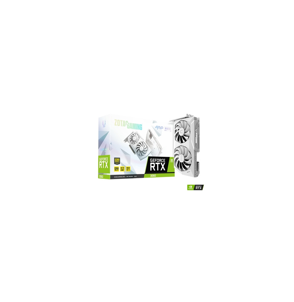  ZT-A30600F-10P SVGA ZOTAC ZT-A30600F-10P RTX 3060 AMP WHITE ED. NVIDIA 1