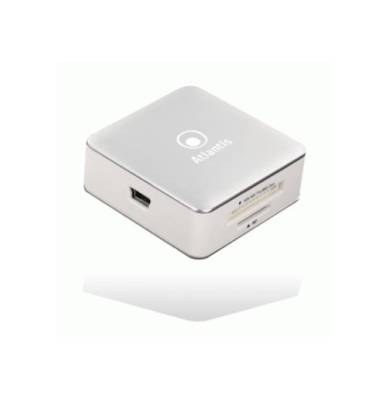  81.1801 CARD READER ESTERNO USB2.0 ATLANTIS P005-CR28 ALL-IN-ONE BLANCO