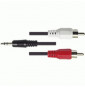  P019-AV303-12N-3 KABEL AUDIO STEREO ATLANTIS P019-AV303-12N-3 CONN.3.