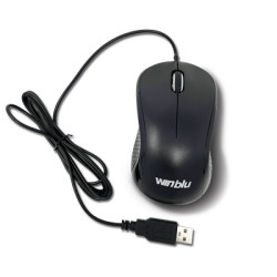 ATLANTIS 84_0001 MOUSE WINBLU OTTICO MOD. WB-391 NERO USB 3 TASTI RISOL