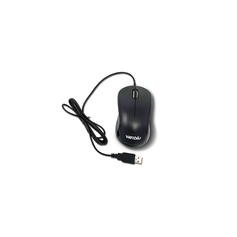 ATLANTIS 84_0001 MOUSE WINBLU OTTICO MOD. WB-391 NERO USB 3 TAST