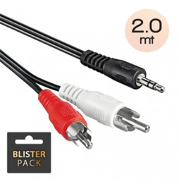  P019-AUD-JRCA-2.0 2 C?BLE AUDIO  ATLANTIS P019-AUD-JRCA-2.0 2 RCA PLUGS 