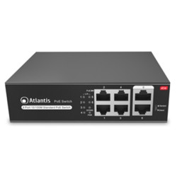  a02_f6p4_65w SWITCH 6P LAN 10/100M ATLANTIS A02-F6P4-65W DI