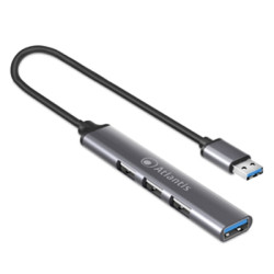  p014_uh313 HUB USB3.0 4P ATLANTIS P014-UH313 1P USB3.0 +3P USB2.