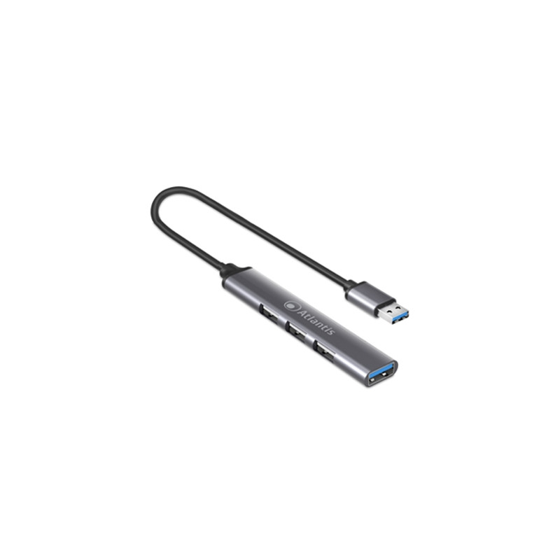  p014_uh313 HUB USB3.0 4P ATLANTIS P014-UH313 1P USB3.0 +3P USB2.