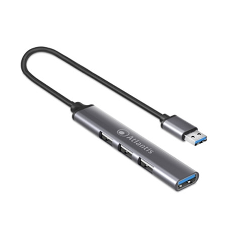  p014_uh313 HUB USB3.0 4P ATLANTIS P014-UH313 1P USB3.0 +3P USB2.