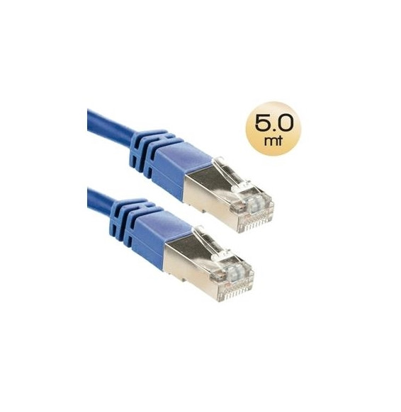  P019-N141-01-26CU-BL5 CAVO RETE CAT.5E-FTP SCHERMATO 5MT ATLANTIS P019-N