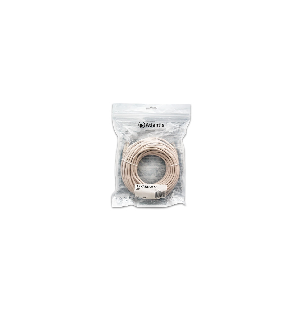  P019-LAN_5E-U-Y NETWORK CABLE CAT.5E-UTP (CABLE PATCH) ATLANTIS P019-L