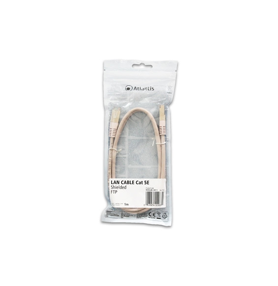  P019-LAN_5E-F-1 CABLE RETE CAT.5E-FTP (CABLE PATCH) SCHERMATO ATLANTIS