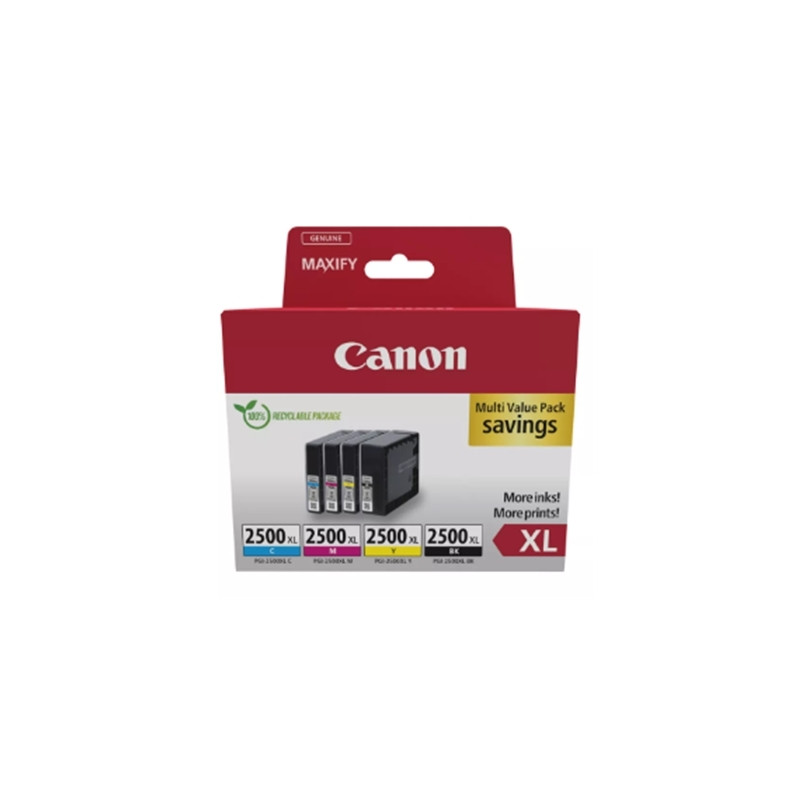 CANON 9254b010 MULTIPACK CANON PGI-2500XL BK/C/M/Y 9254B010 X IB4050 MB