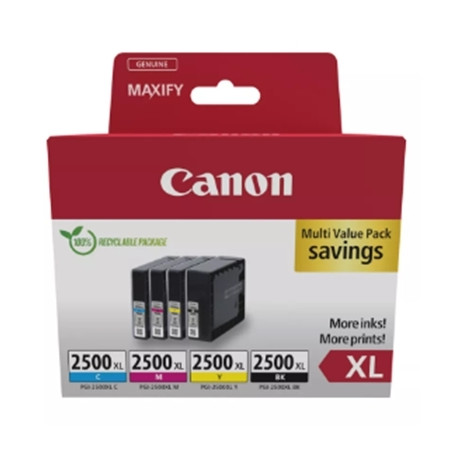 CANON 9254b010 MULTIPACK CANON PGI-2500XL BK/C/M/Y 9254B010 X IB4050 MB