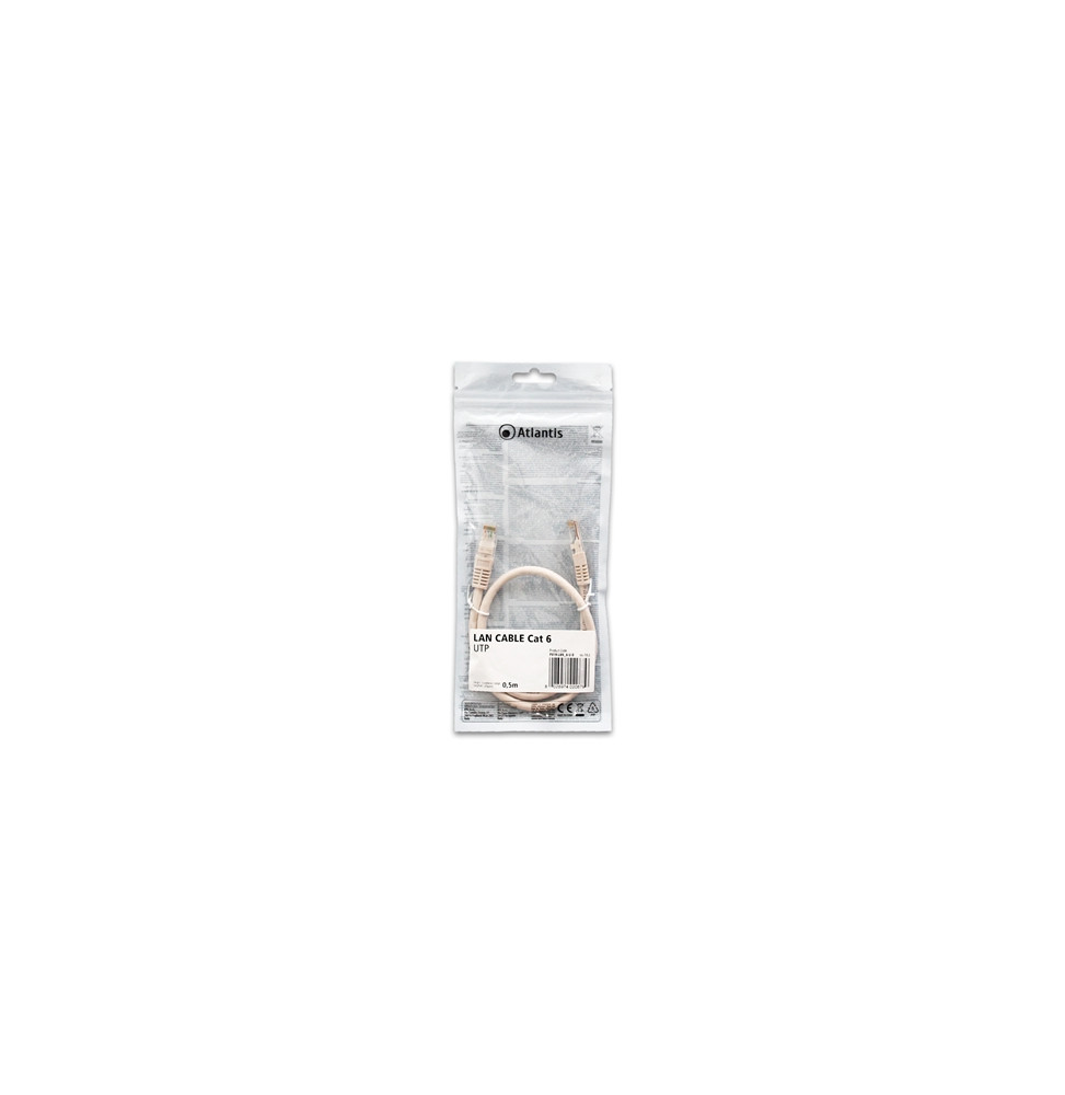  P019-LAN_6-U-0 NETWORK CABLE CAT.6 UTP (CABLE PATCH) ATLANTIS P019-LAN