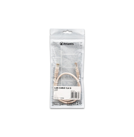  P019-LAN_6-U-0 CABLE RETE CAT.6 UTP (CABLE PATCH) ATLANTIS P019-LAN_6-