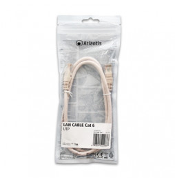  P019-LAN_6-U-1 NETWORK CABLE CAT.6 UTP (CABLE PATCH) ATLANTIS P019-LAN