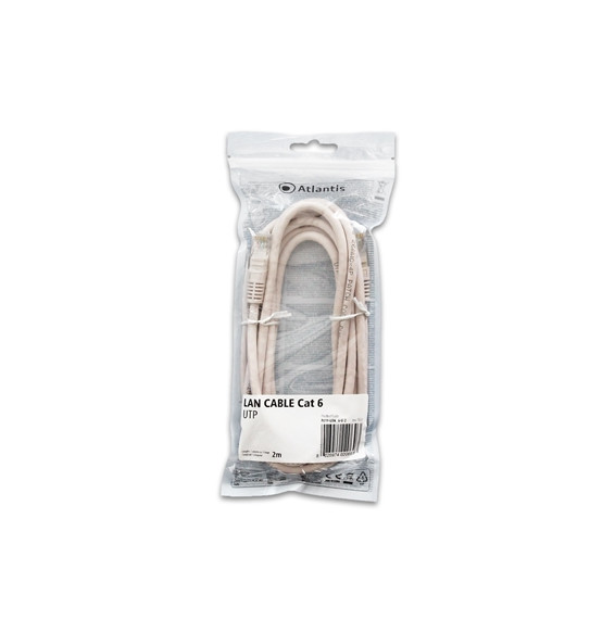  P019-LAN_6-U-2 KABEL RETE CAT.6 UTP (KABEL PATCH) ATLANTIS P019