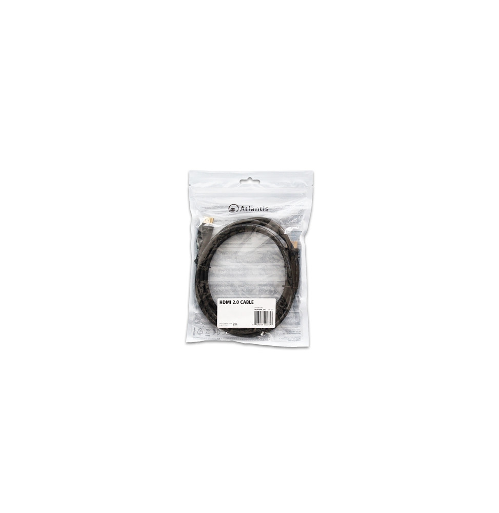  P019-HDMI_20-2 CABLE HDMI 2.0 ATLANTIS P019-HDMI_20-2 -RAME - 