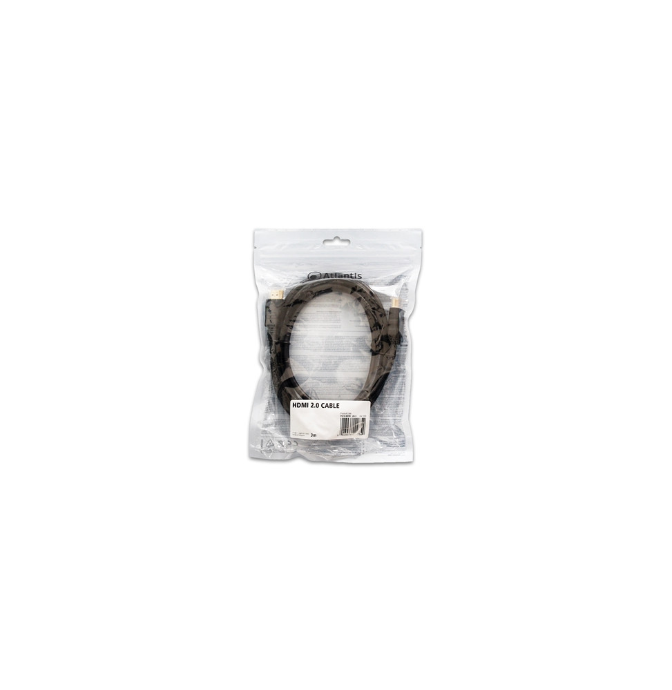  P019-HDMI_20-3 CABLE HDMI 2.0 ATLANTIS P019-HDMI_20-3 -RAME - 