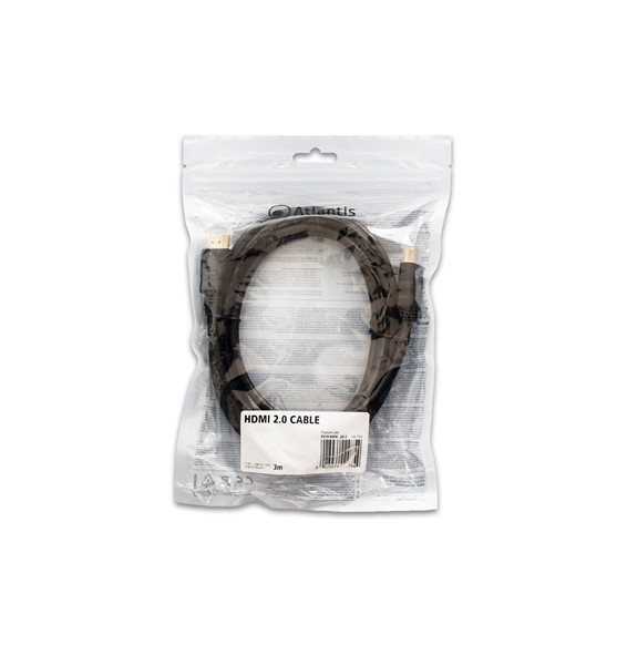  P019-HDMI_20-3 CABLE HDMI 2.0 ATLANTIS P019-HDMI_20-3 -RAME - 