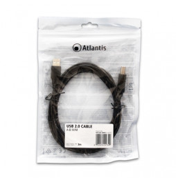  P019-UB2-ABMM-3 C?BLE USB2.0 A-B M/M 3MT  ATLANTIS P019-