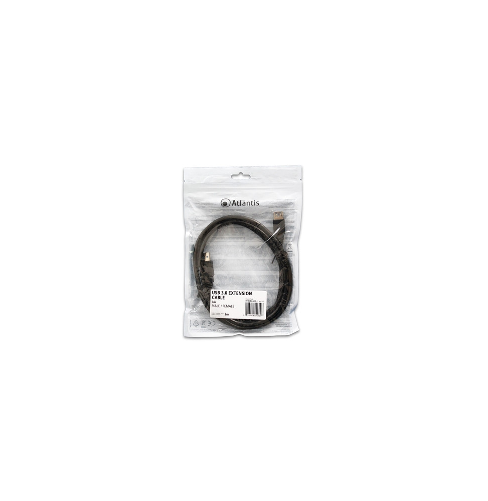  P019-UB3-AAMF-2 PROLUNGA CABLE USB3.0 AA M/F 2MT ATLANTIS P019-UB3-A