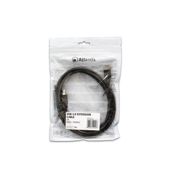  P019-UB3-AAMF-2 PROLUNGA CABLE USB3.0 AA M/F 2MT ATLANTIS P019-UB3-A