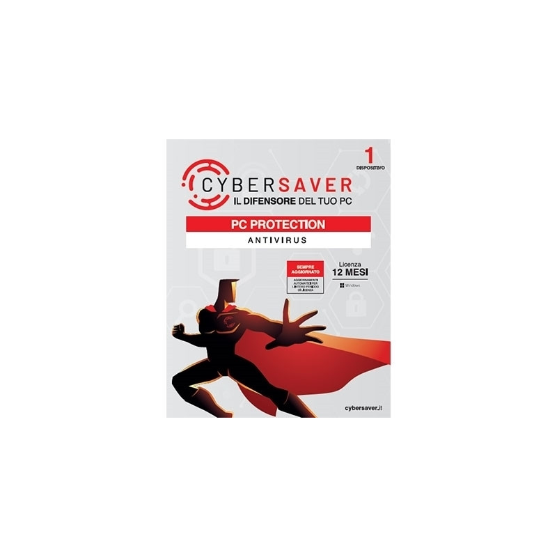  59_901 CYBERSAVER BOX - PC PROTECTION - ANTIVIRUS 1PC (CSPP12AV1B