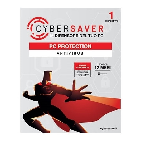  59_901 CYBERSAVER BOX - PC PROTECTION - ANTIVIRUS 1PC (CSPP12AV1B