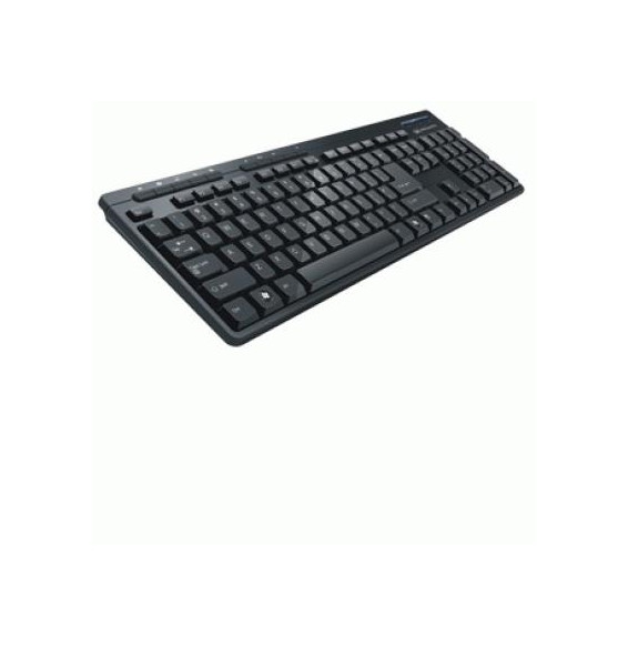  86.1401 CLAVIER USB ATLANTIS P013-WL618-U MULTIMEDIALE NERA - 5 TOUCH