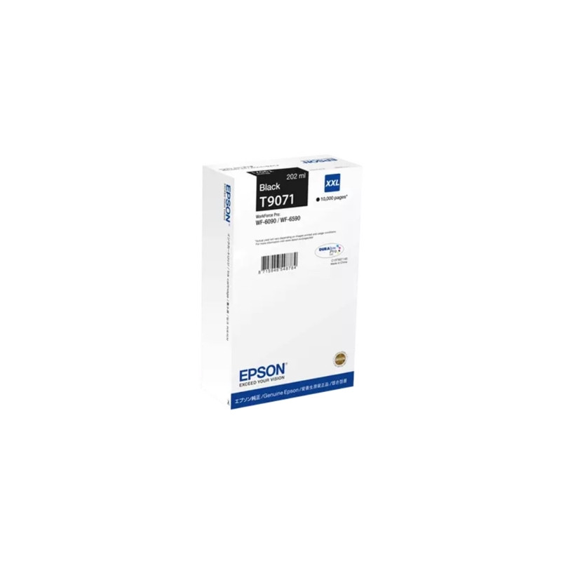 pEPSON/p c13t90714n CARTUCCIA EPSON C13T90714N XXL NERO 10.000PG 202