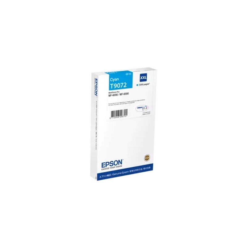 pEPSON/p c13t90724n CARTUCCIA EPSON C13T90724N XXL CIANO 7.000PG 69M