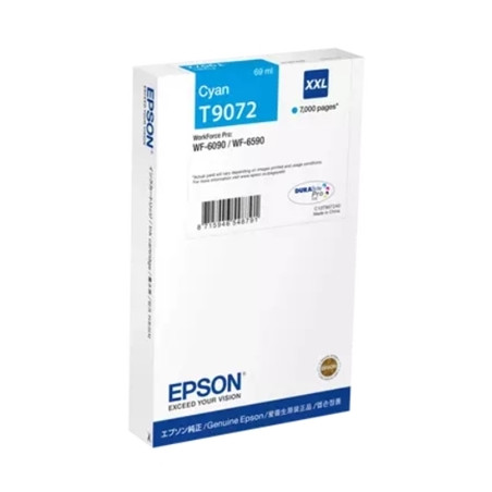 pEPSON/p c13t90724n CARTUCCIA EPSON C13T90724N XXL CIANO 7.000PG 69M