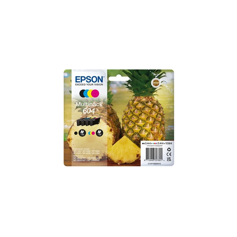 pEPSON/p c13t10g64010 MULTIPACK EPSON 604 "ANANAS" C13T10G64010 4COL