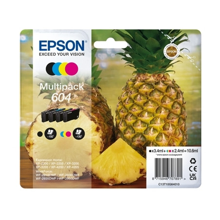 pEPSON/p c13t10g64010 MULTIPACK EPSON 604 "ANANAS" C13T10G64010 4COL